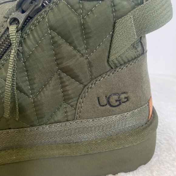 UGG Men\'s Neumel Zip Quilting Size 8 (Olive Green) main image 8